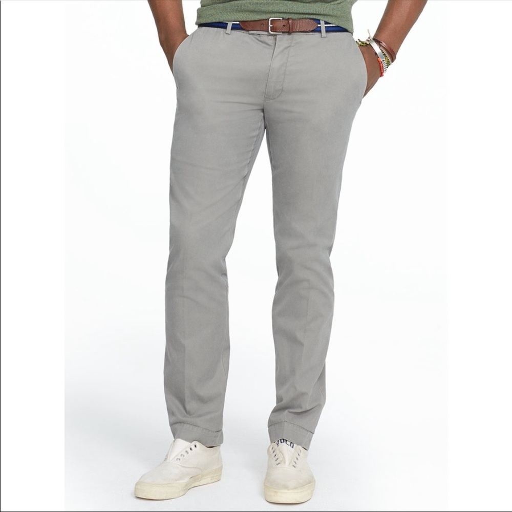 Polo Ralph Lauren Slim Fit Chinos in Grey Heather 34x30